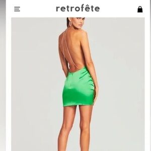 NWT Retrofete Green Dress